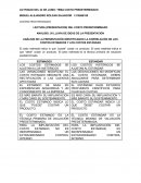 ANÁLISIS DE LA PRESENTACIÓN IDENTIFICANDO LA CORRELACIÓN DE LOS COSTOS ESTIMADOS Y LOS COSTOS ESTÁNDAR