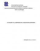 LA CALIDAD Y EL LIDERAZGO EN LA EDUCACION A DISTANCIA