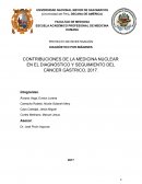 CONTRIBUCIONES DE LA MEDICINA NUCLEAR EN EL DIAGNÓSTICO Y SEGUIMIENTO DEL CÁNCER GÁSTRICO