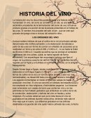 Historia del vino