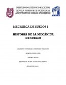 Historia de la Mecánica de Suelos