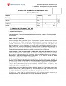 Prueba de nivel de logro de las competencias