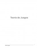 Teoría de Juegos