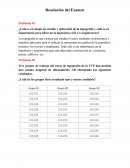 Resolución de examen de topografía