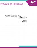 Administración del tiempo