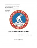 Análisis del Decreto 900 – Reforma Agraria