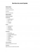 Barritas de cereal Quaker