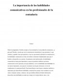 La importancia de las habilidades comunicativas en los profesionales de la contaduría