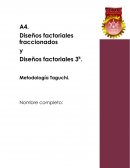 Diseños factoriales 3 a la K y fraccionados