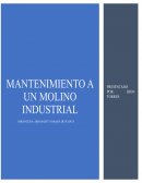 MANTENIMIENTO A UN MOLINO INDUSTRIAL