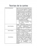 Teorías, quimioparasitaria, proteolítica, endógena, biofísica, Michigan