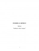 Caso StarBucks Coffee Company