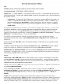 Resumen primera parte Derecho Internacional Publico