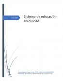 Sistema de educación en calidad
