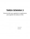 Estructura del marco regulatorio y la gobernanza para la gestión de residuos en Chile