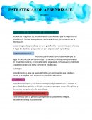 ¿Que son las estrategias de aprendizaje?