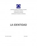 Identidad e Identificacion