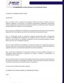 LEY ORGÁNICA DEL SISTEMA NACIONAL DE CONTRATACIÓN PÚBLICA