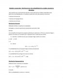 Modelos especiales: Distribuciones de probabilidad de variables aleatorias discretas