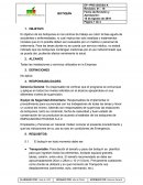 Entrega de EPP BOTIQUÍN EP –PRC-SGCSA-X