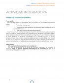 Investigación Descriptiva en Enfermería