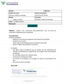 Objetivo: Saber si nos conocemos adecuadamente y dar una lista de soluciones al problema que se presentó