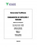 FUNDAMENTOS DE HOTELERÍA Y TURISMO