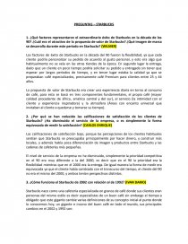 PREGUNTAS – STARBUCKS. Página 1