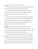 Análisis de las diferencias entre las situaciones de Hecho y Derecho