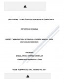 DISEÑO Y MANUFACTURA DE FRAGUA A CARBÓN MINERAL PARA MATERIALES FERROSOS