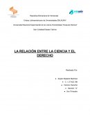 LA RELACIÓN ENTRE LA CIENCIA Y EL DERECHO