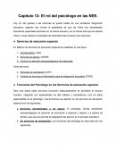 El rol del psicólogo en las NEE