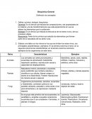 Bioquímica General - Definición de conceptos
