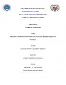 Operaciones Mercantiles Internacionales que nuestro país aplica para el ingreso de mercancías