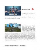 El juego mas popular, Free fire. Ensayo de un videojuego