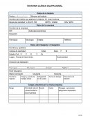 HISTORIA CLÍNICA OCUPACIONAL