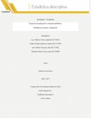 Ejercicios de aplicación a situación problema: Medidas de simetría y dispersión