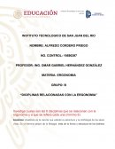 Diciplinas relacionadas con la ergonomia