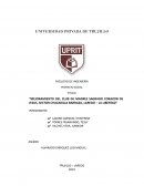 Mejoramiento del Club de Madres Sagrado Corazon de Jesus, sector Chacarilla Barraza