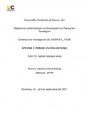 Actividad 3. Elaborar una línea de tiempo