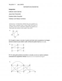 TALLER N.º 1 2do CORTE MATEMATICAS DISCRETAS. Página 1