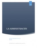 Los procesos de la administración