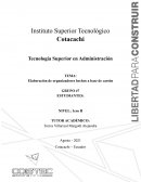 Elaboración de organizadores hechos a base de cartón