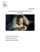 Que causa que los niños sean adictos a los videojuegos