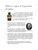 Historia u origen de la geometría descriptiva