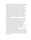 Habitos alimenticios en casa