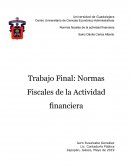 Normas de la actividad financiera