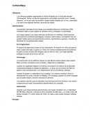 Cultura Maya y olmeca