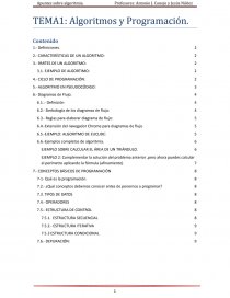 Algoritmos y Programación. Página 1
