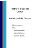 Trabajo de administración de negocios